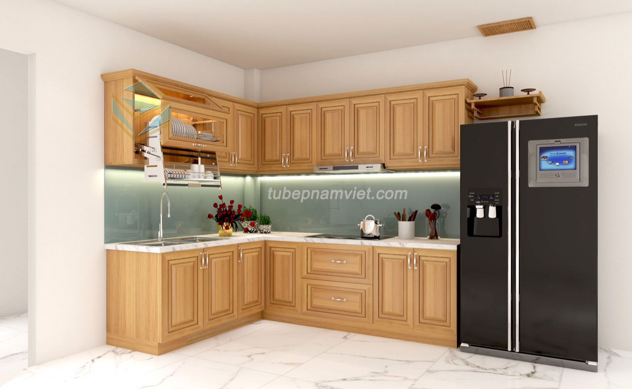 Tủ bếp gỗ sồi QC11 không chỉ tạo nên nét tiện nghi mà còn mang lại vẻ đẹp đồng nhất trong không gian nội thất gia đình bạn. Để hiểu hơn về sự độc đáo của sản phẩm này, hãy xem hình ảnh tủ bếp gỗ sồi QC