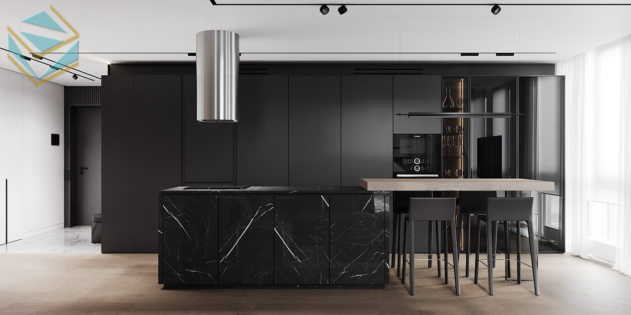 Tủ bếp lắp âm mang đến giải pháp tối ưu cho nhà phố & căn hộ chung cư.