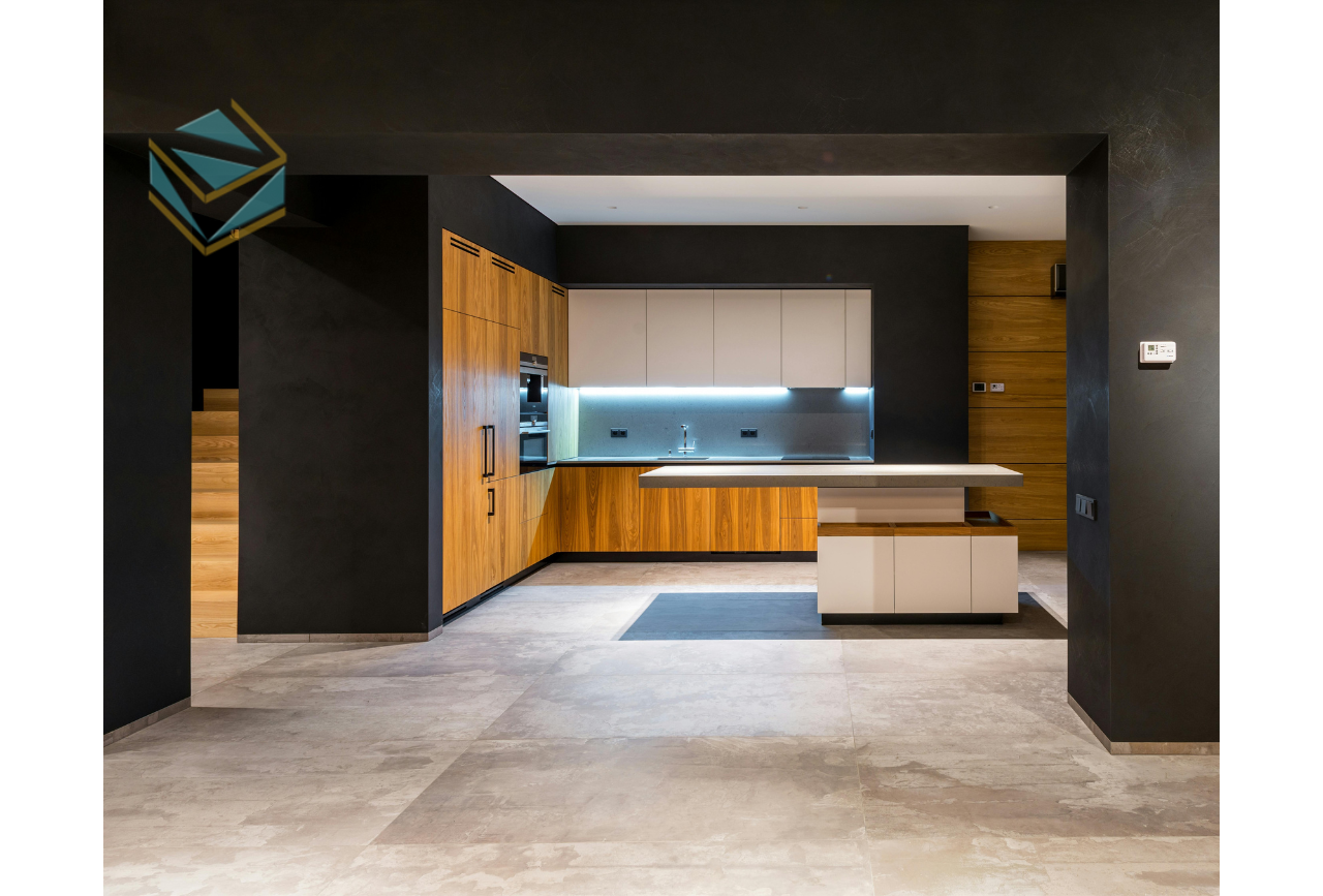 Thi công nội thất tủ bếp cần tuân thủ kích thước chuẩn, đảm bảo công năng và thoải mái khi thao tác.