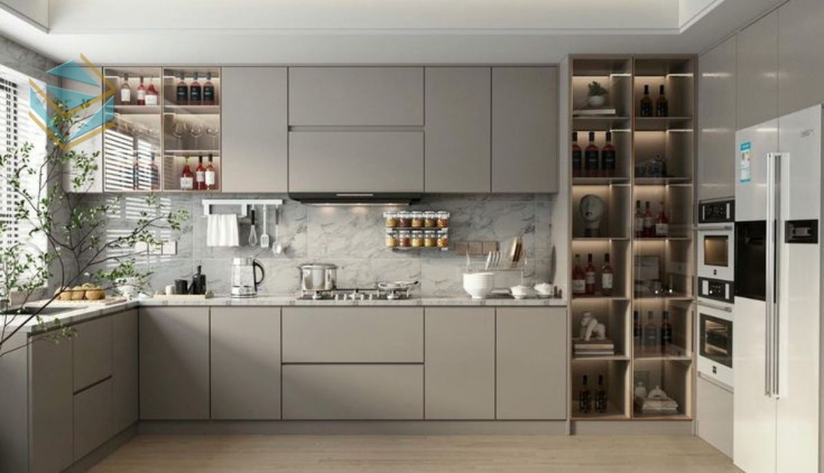 Tủ bếp thông minh thiết kế riêng cho căn hộ và nhà phố diện tích vừa phải.