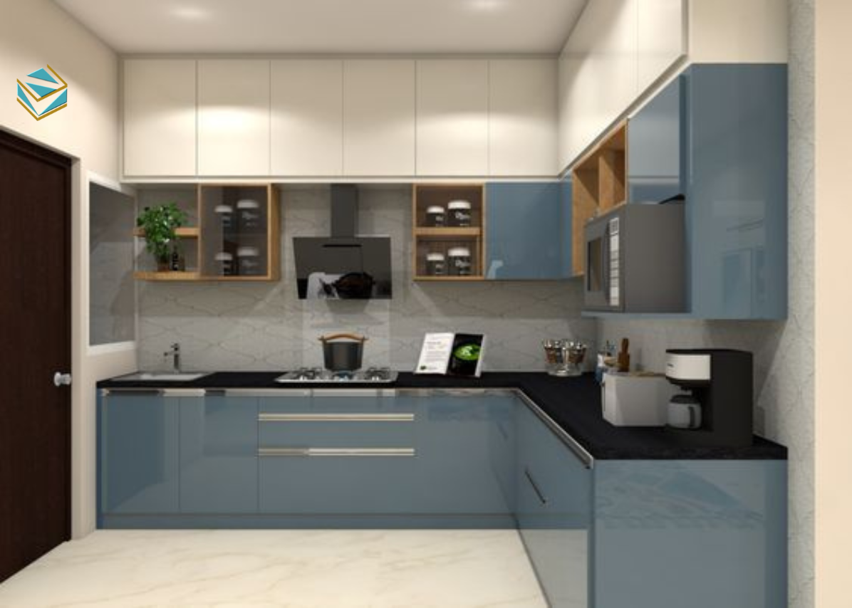 Với thiết kế tinh gọn, chất liệu sáng bóng và màu sắc đa dạng, tủ bếp Acrylic giúp không gian bếp luôn nổi bật và tiện nghi.