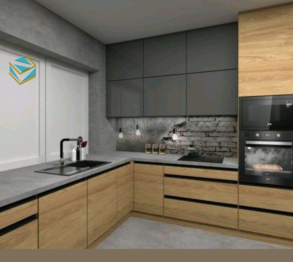 Tủ bếp gỗ công nghiệp mang phong cách tối giản, phù hợp không gian sống trẻ trung – bền đẹp và tiết kiệm chi phí.