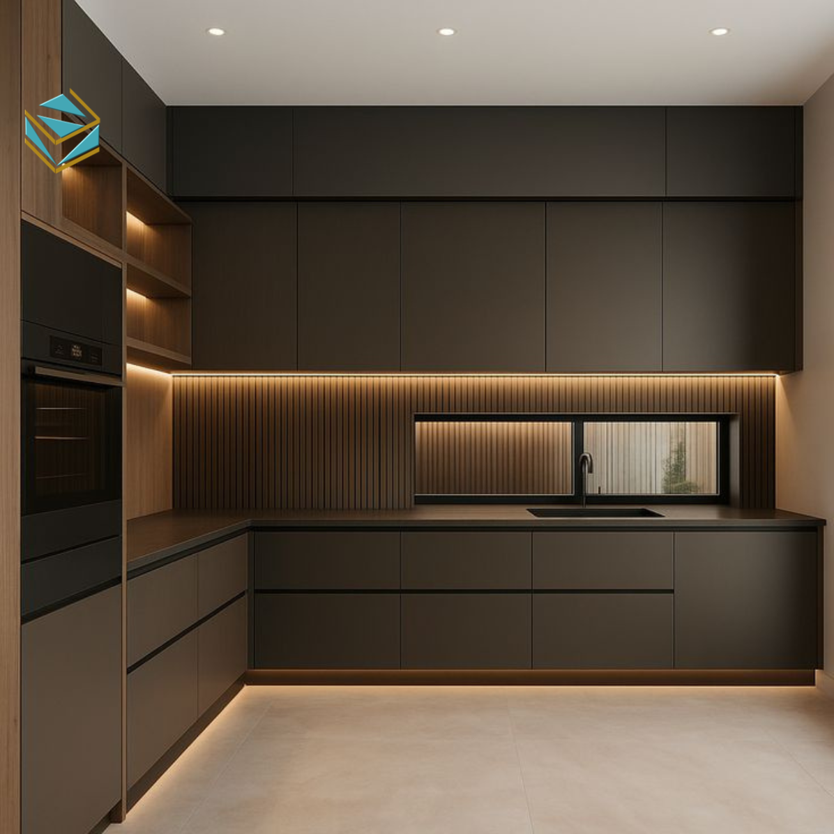 Sản phẩm được sản xuất từ vật liệu melamine cao cấp, đảm bảo độ bền và tính thẩm mỹ lâu dài.