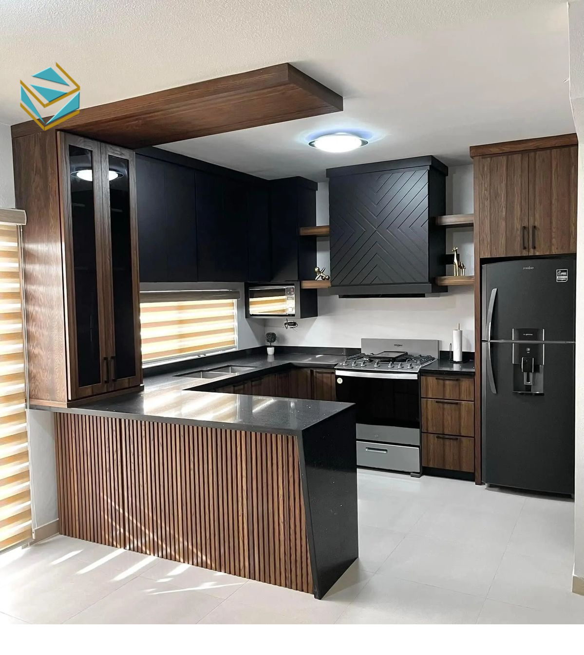 Thiết kế gọn gàng phù hợp chung cư diện tích hạn chế nhưng vẫn đầy đủ tiện nghi.