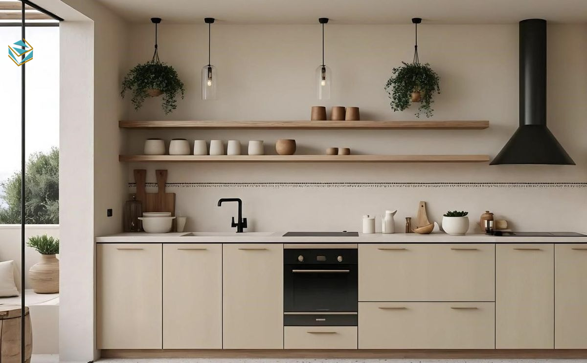 Tủ bếp cho gia đình được thiết kế và thi công đúng kỹ thuật. Không gian bếp bền đẹp, phù hợp sử dụng trong nhiều năm.