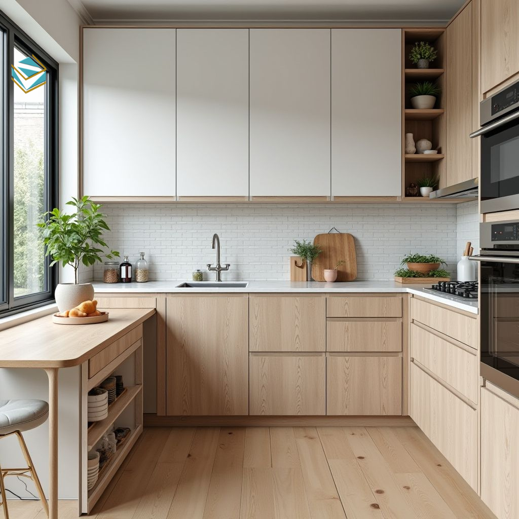 Với mức đầu tư hợp lý, tủ bếp gỗ công nghiệp giá tốt giúp nâng tầm thẩm mỹ cho nhà phố và chung cư dịp cuối năm.